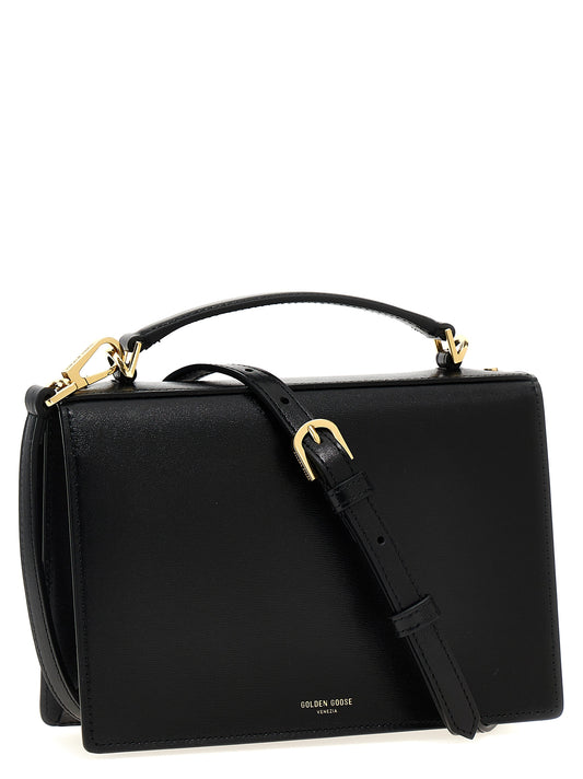 Golden Goose Black Cowhide Handbag Curated Luxury Accessories by Orvyn