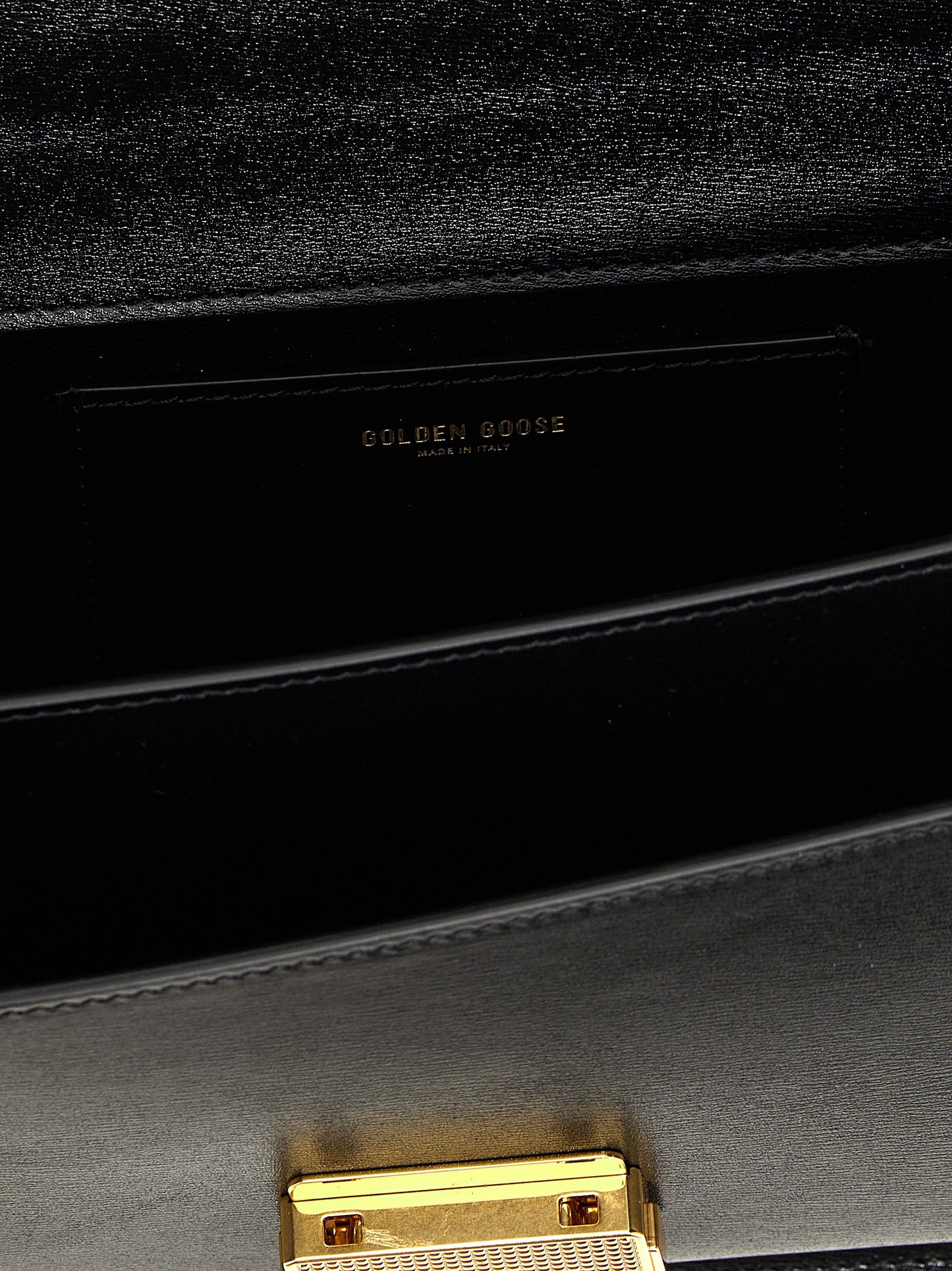 Golden Goose Black Cowhide Handbag Curated Luxury Accessories by Orvyn