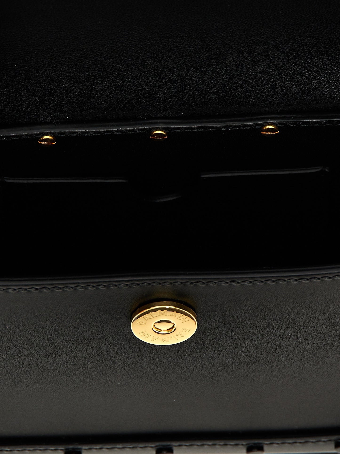 Balmain Black Calfskin Handbag Curated Luxury Accessories by Orvyn