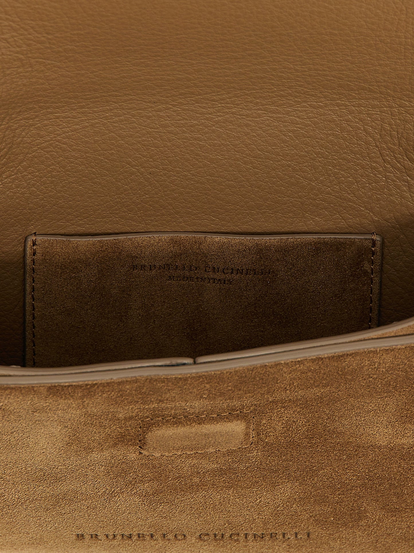 Brunello Cucinelli Brown Calfskin Clutch Bag Curated Luxury Accessories by Orvyn