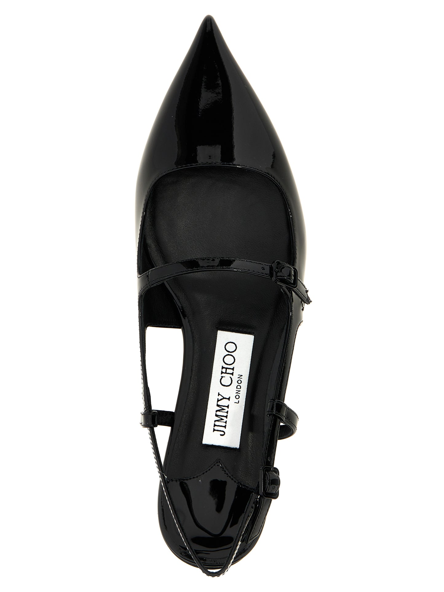 Jimmy Choo Black Calfskin Ballet Flats Curated Luxury Accessories by Orvyn