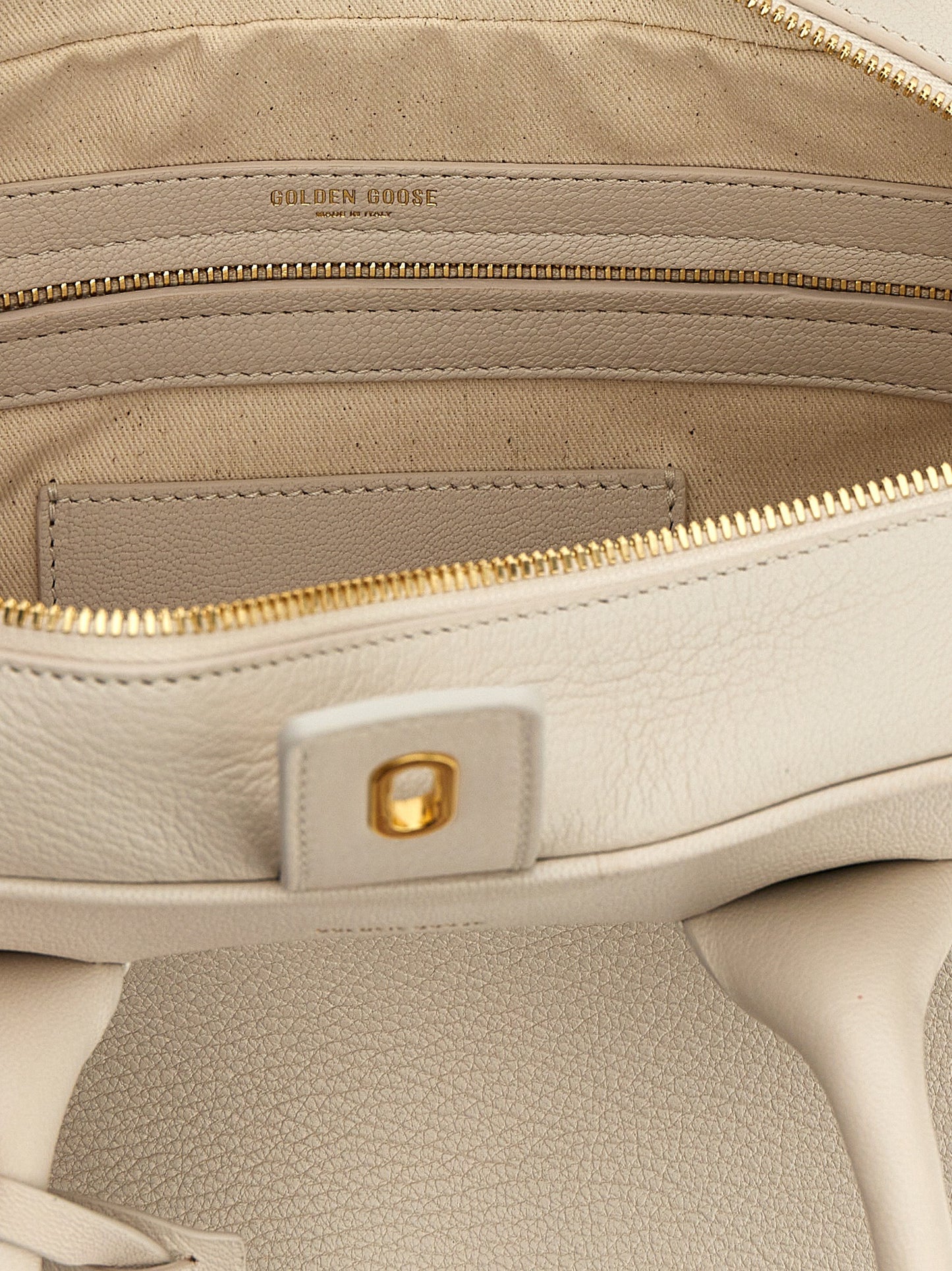 Golden Goose White Goatskin Handbag Curated Luxury Accessories by Orvyn