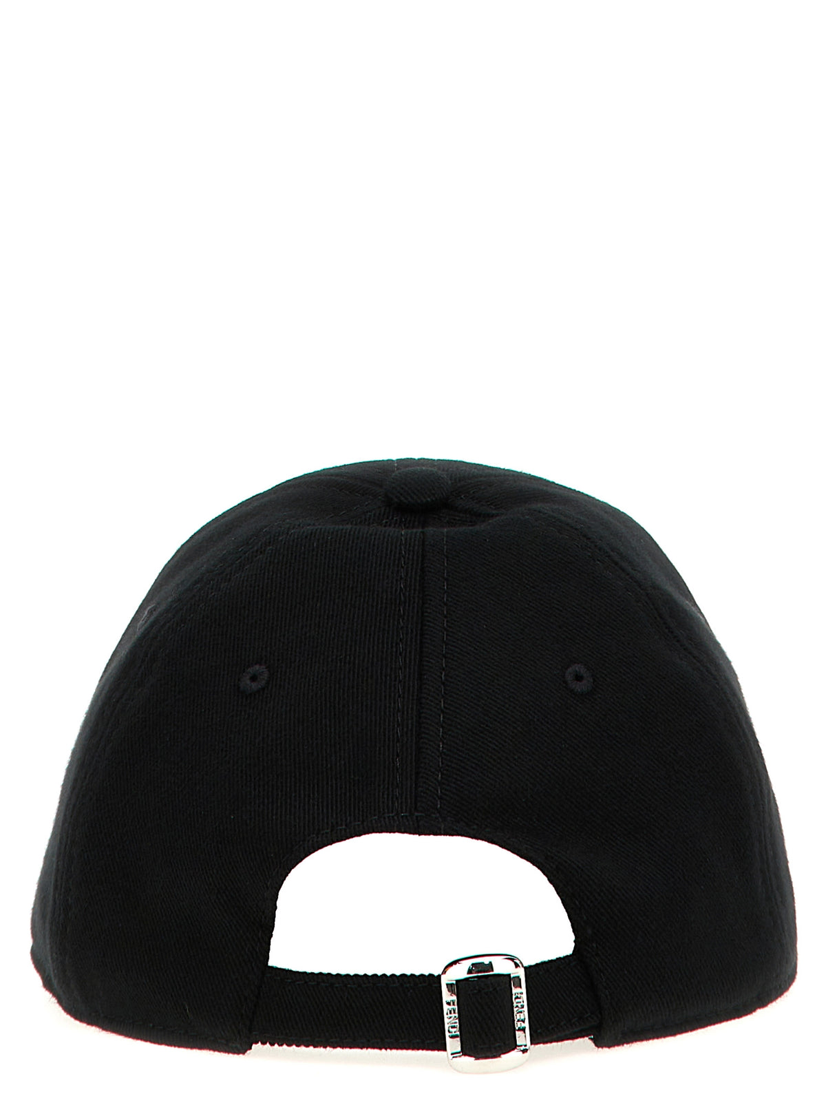 Fendi Black Cotton Cap (Baseball Hat)