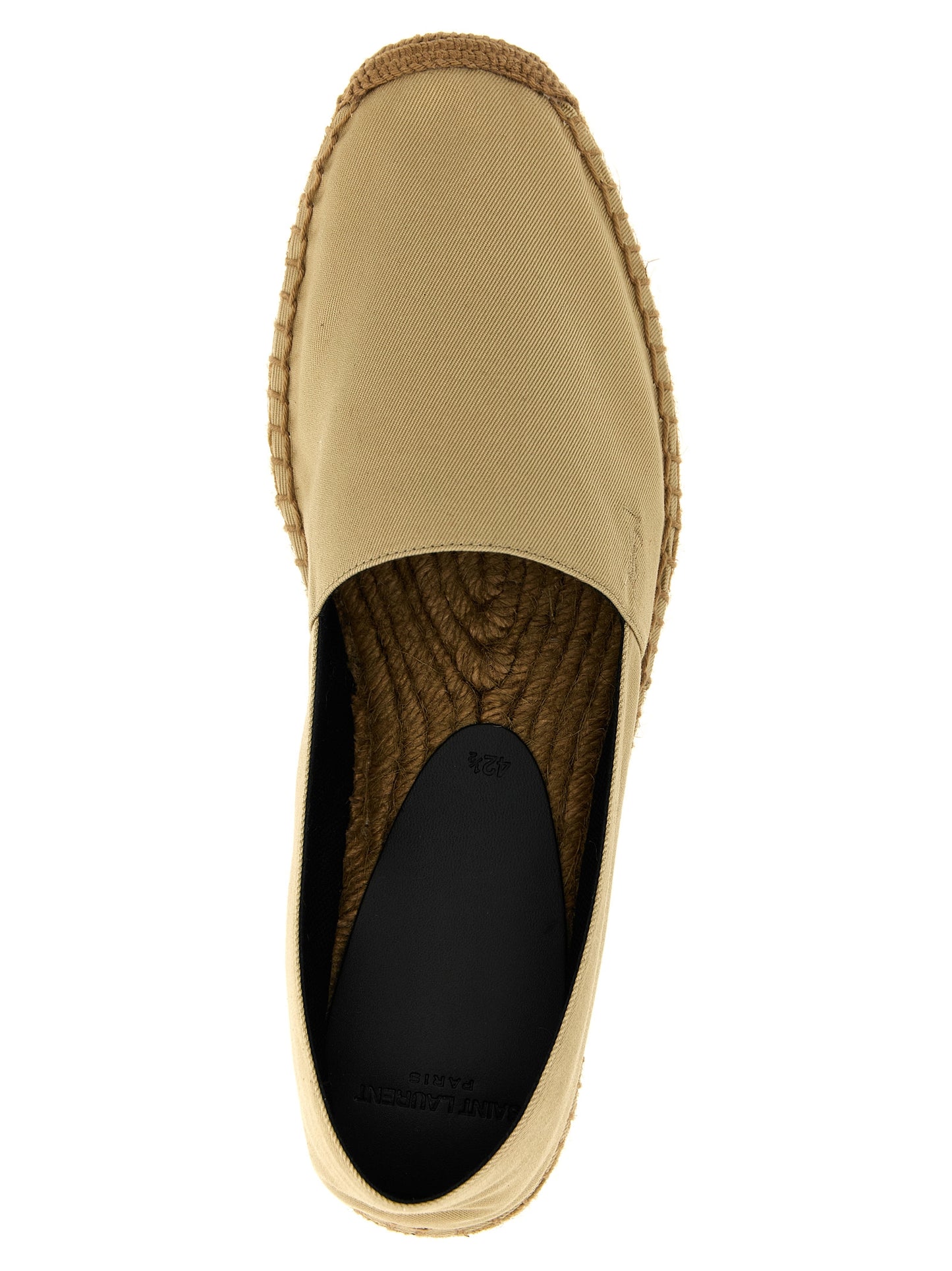 Saint Laurent Beige Cotton Espadrilles Curated Luxury Accessories by Orvyn