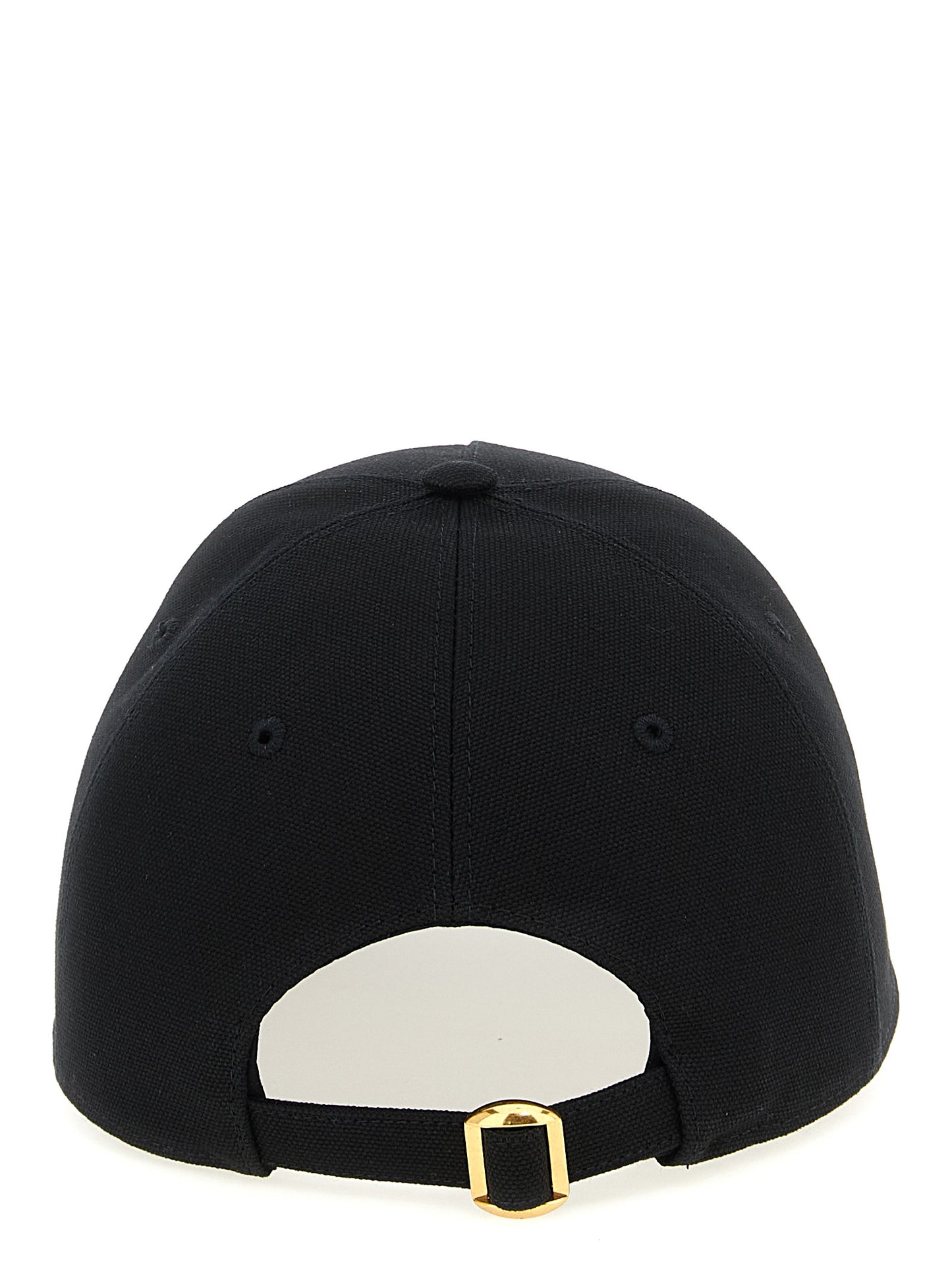 Valentino Garavani Black Cotton Cap (Baseball Hat) Curated Luxury Accessories by Orvyn