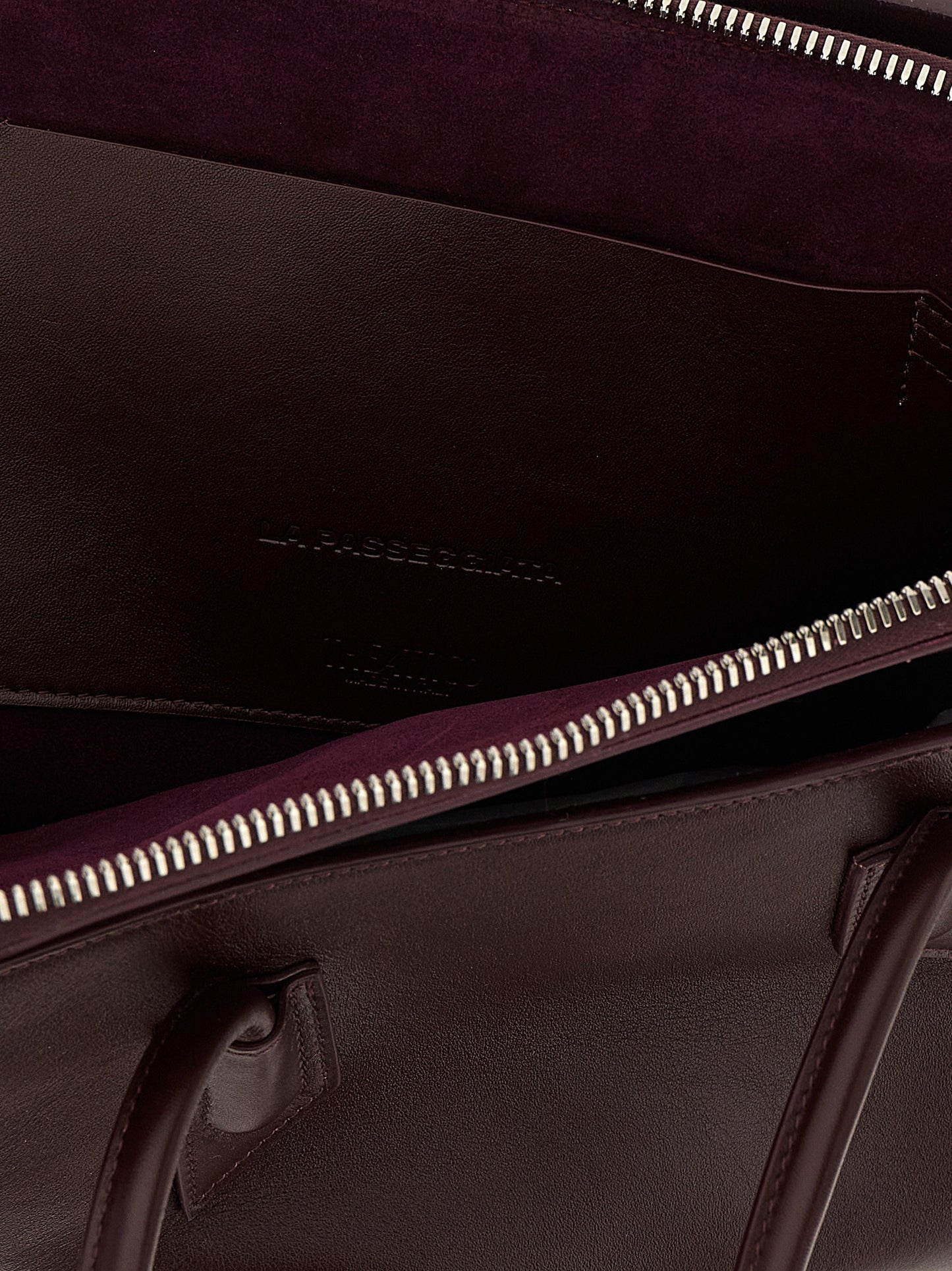 The Attico Purple Calfskin Shoulder Bag Curated Luxury Accessories by Orvyn