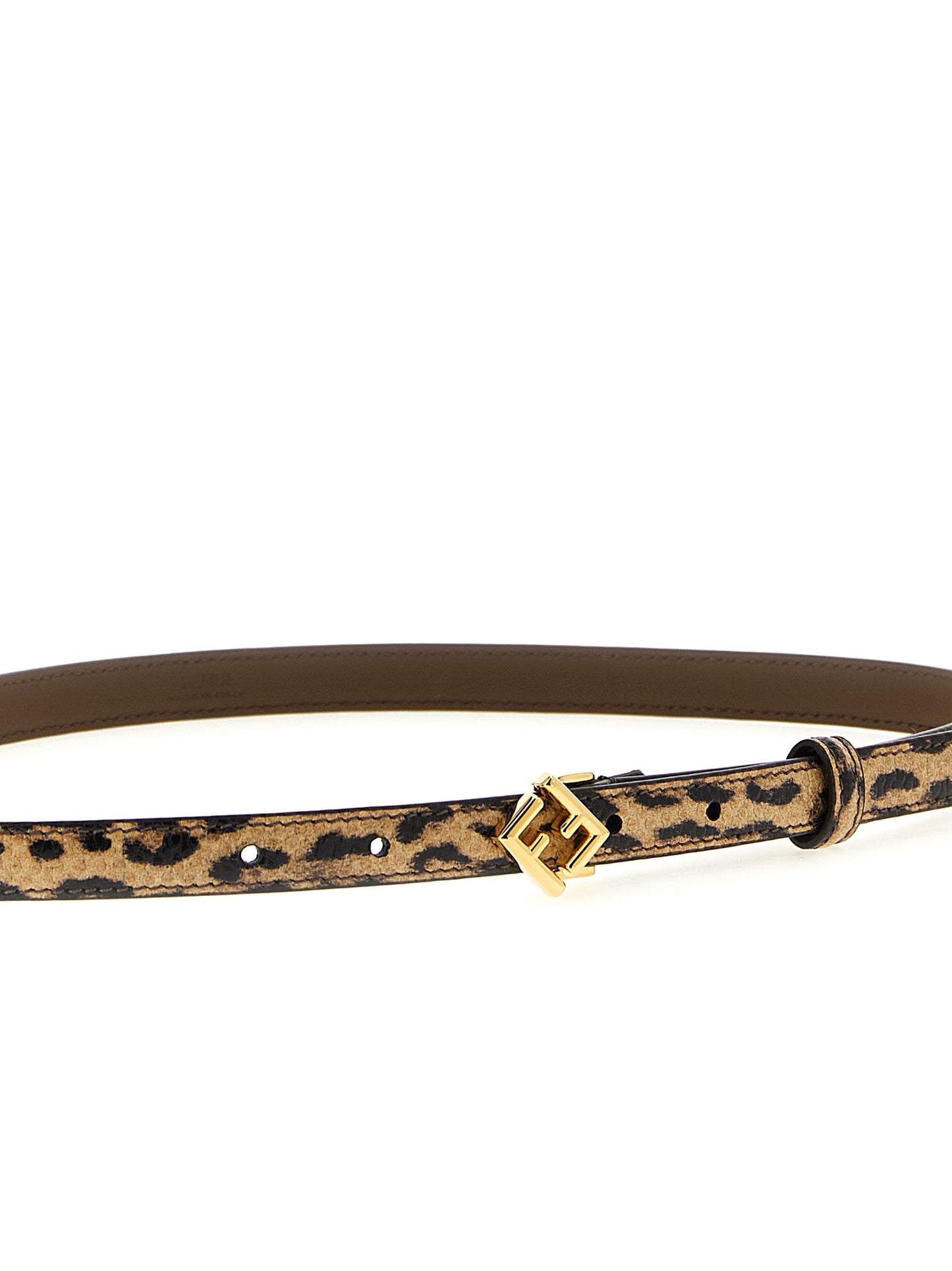 Fendi Multicolor Velvet Leather Regular Belt Curated Luxury Accessories by Orvyn
