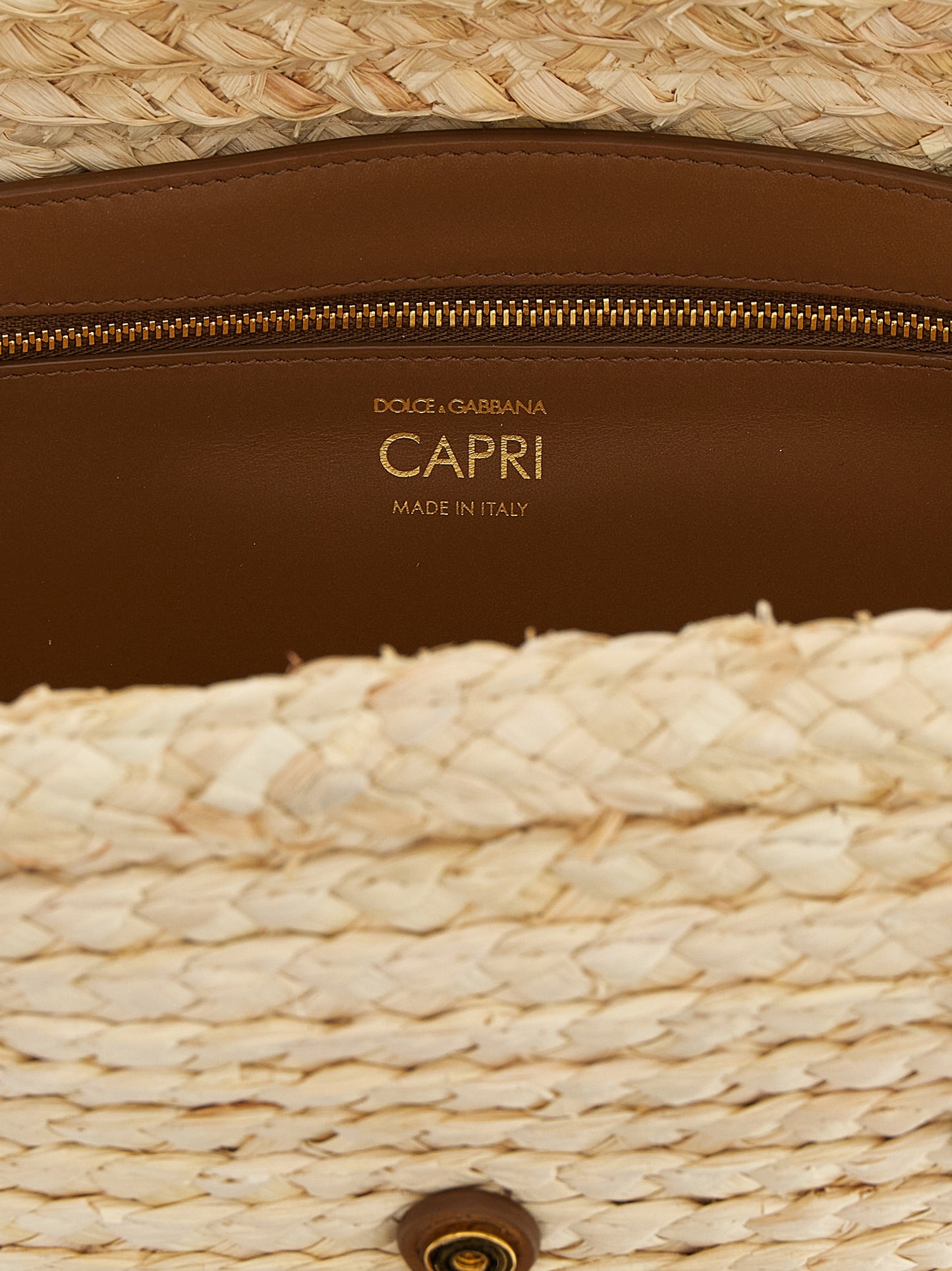 Dolce & Gabbana Beige Cork Shoulder Bag Curated Luxury Accessories by Orvyn