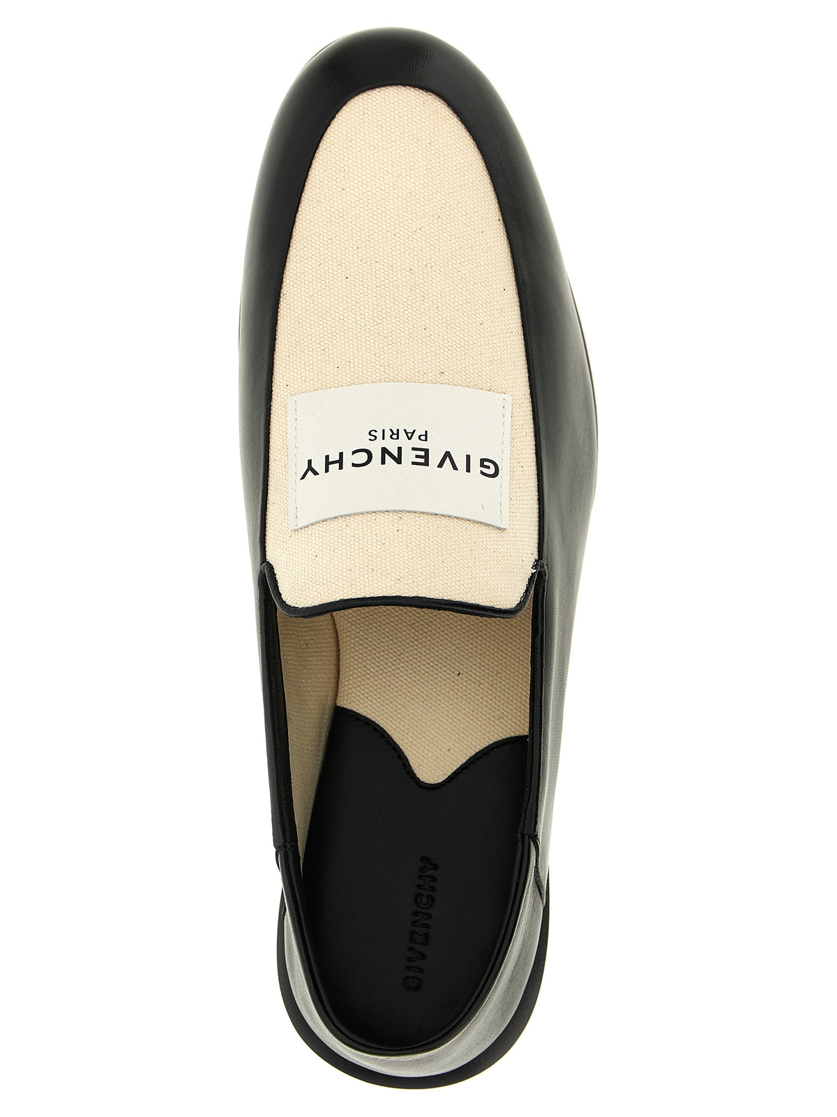 Givenchy Black Lamb Leather Slip-On Loafers schwarz