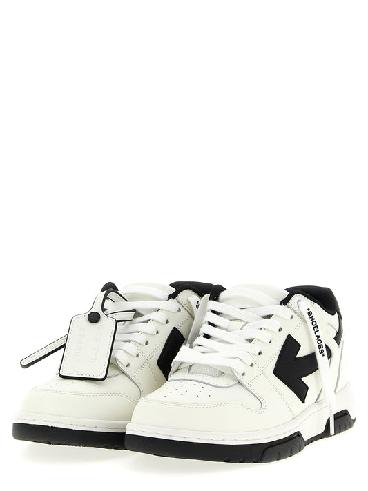 Off-White Bicolor Calfskin Low Top Sneakers Curated Luxury Accessories by Orvyn