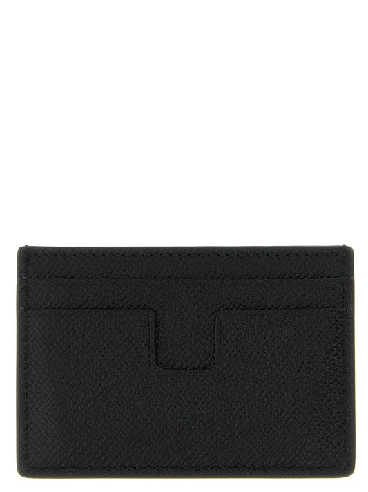 Tom Ford Black Calfskin Cardholder Curated Luxury Accessories by Orvyn