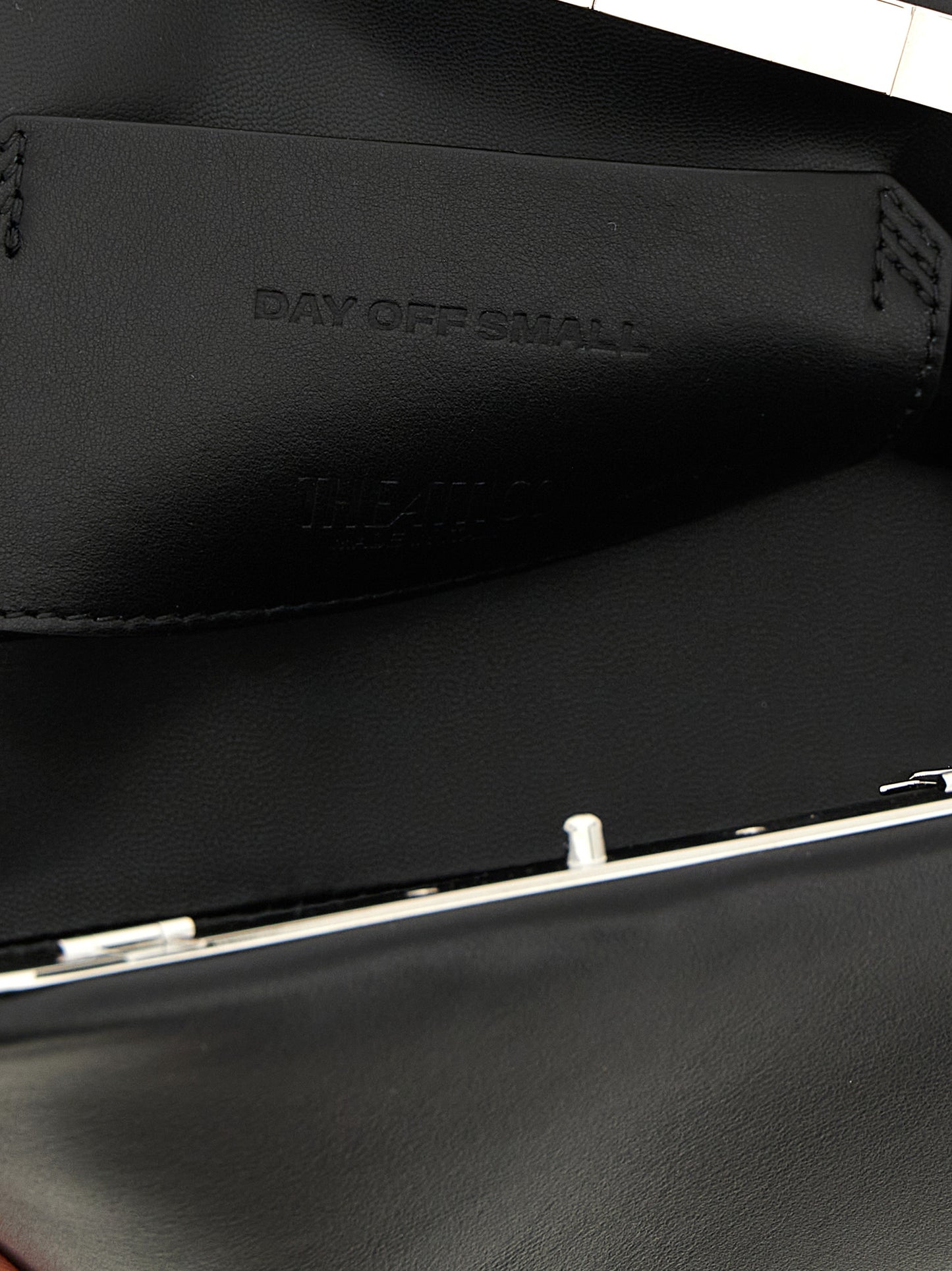 The Attico Black 'Day Off Small' Small Clutch Curated Luxury Accessories by Orvyn