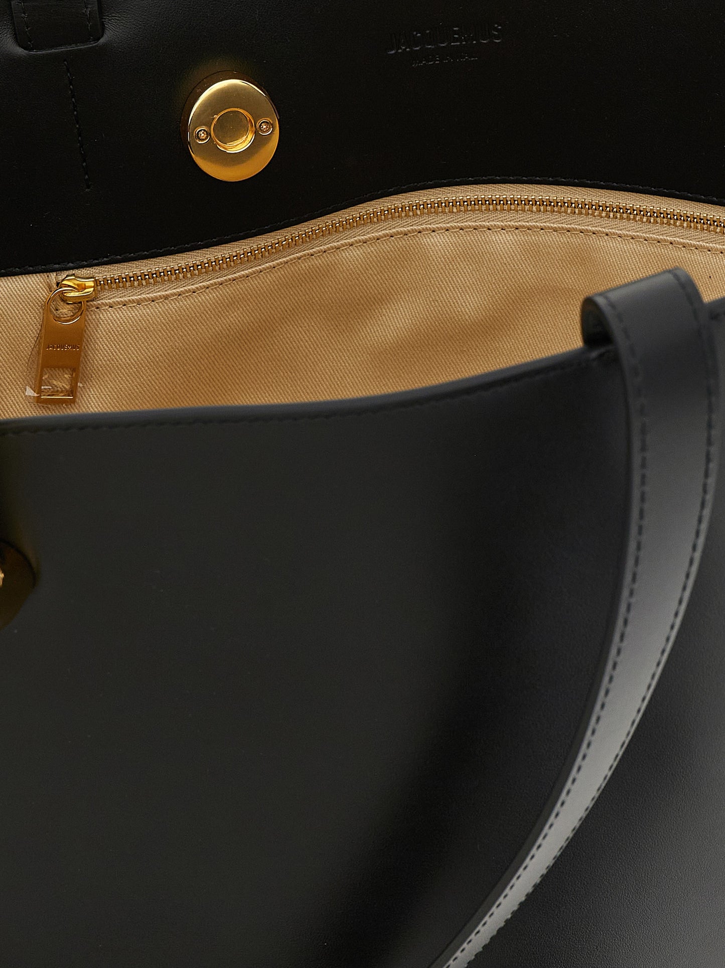 Jacquemus Black 'Le Bambola Moyen' Shoulder Bag Curated Luxury Accessories by Orvyn