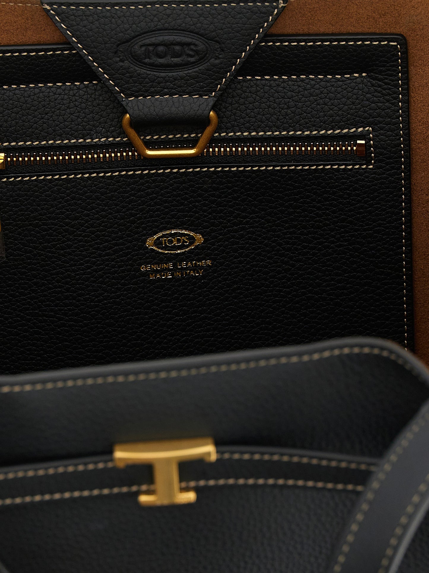 Tod'S Black 'S Small' Small Tote Bag Curated Luxury Accessories by Orvyn