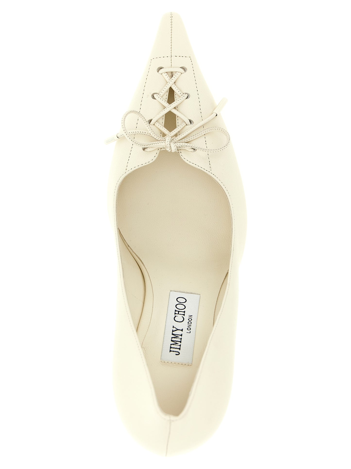 Jimmy Choo White 'Scarlett' Pumps Curated Luxury Accessories by Orvyn
