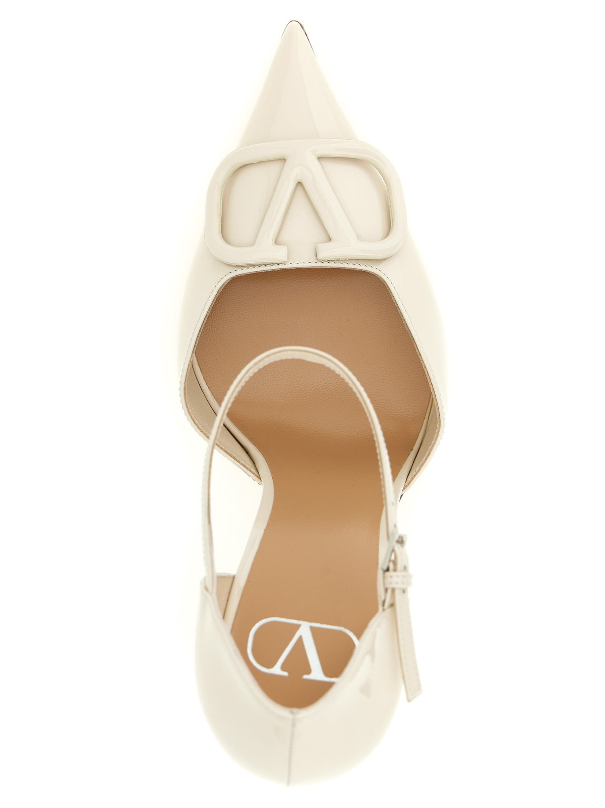 Valentino Garavani White High Heel Pumps weiss