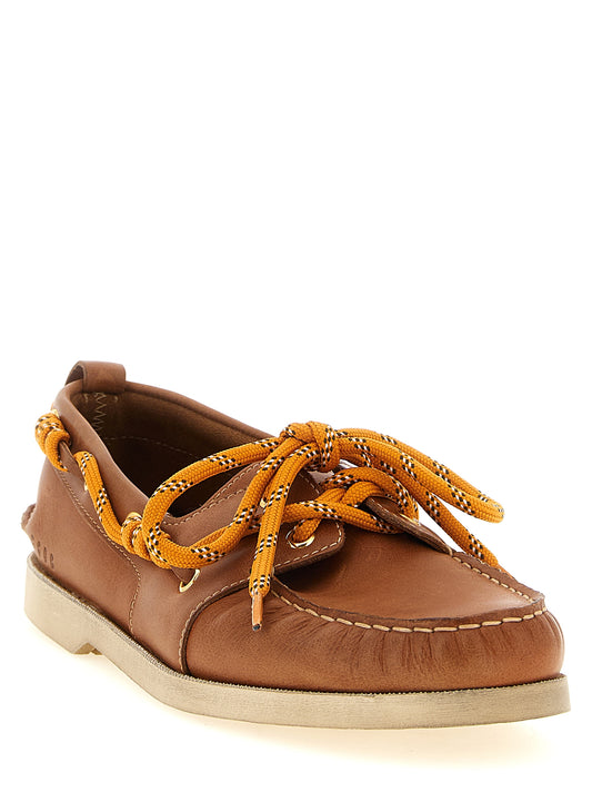 Golden Goose Brown Cowhide Slip-On Loafers Curated Luxury Accessories by Orvyn