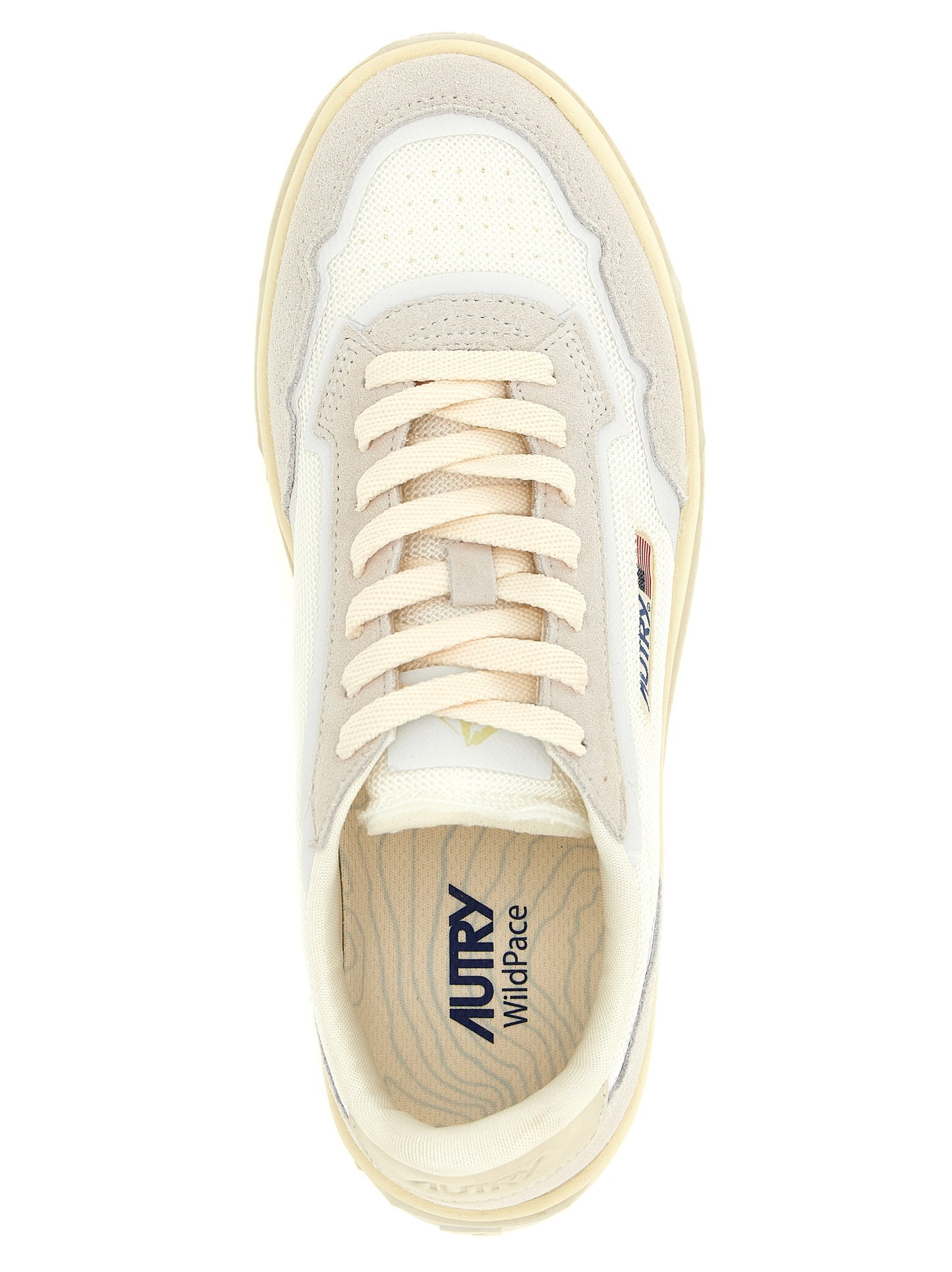 Autry Gray Cotton Low Top Sneakers Curated Luxury Accessories by Orvyn