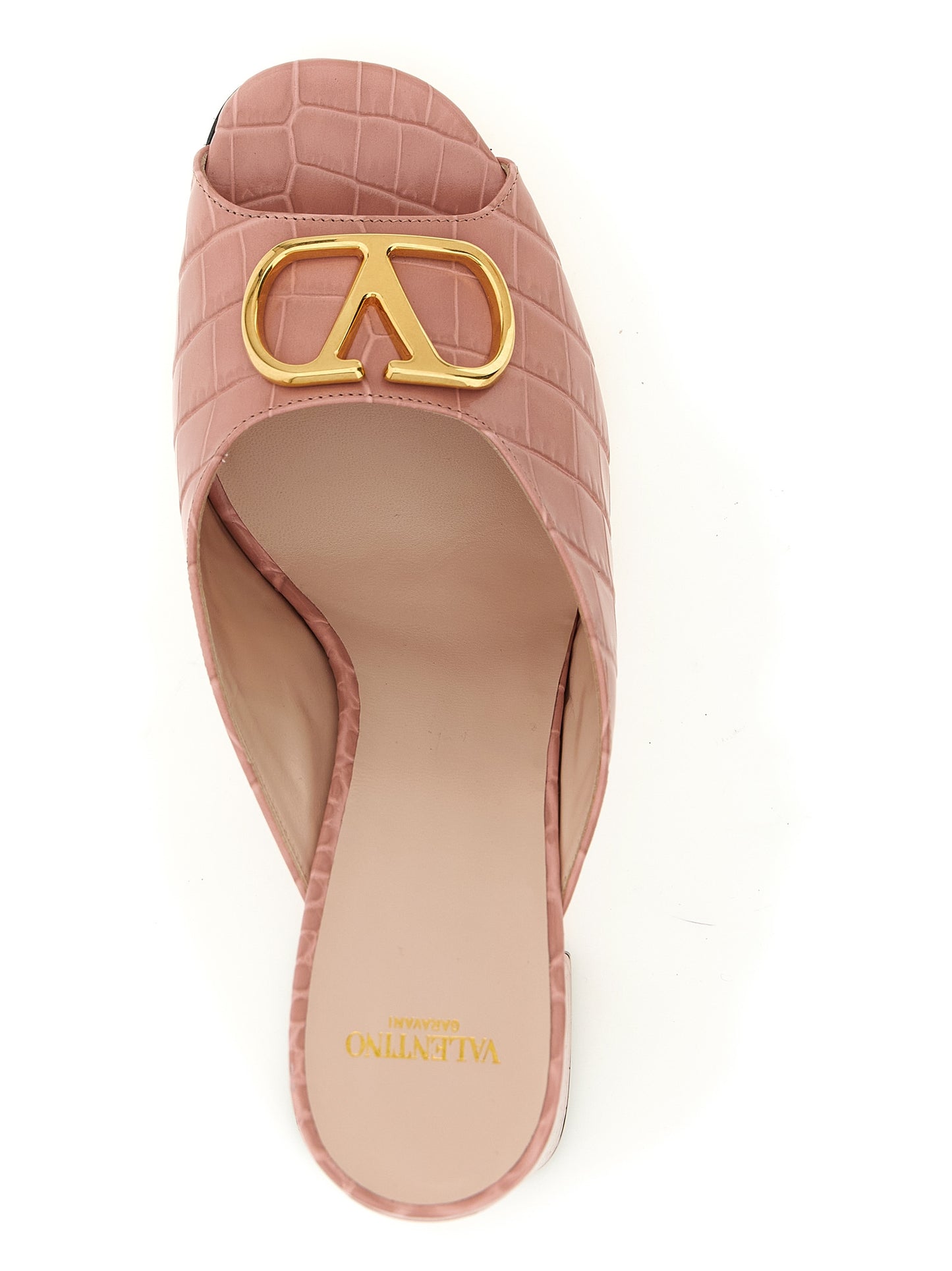 Valentino Garavani Multicolor 'VLogo Signature' Sandals Curated Luxury Accessories by Orvyn