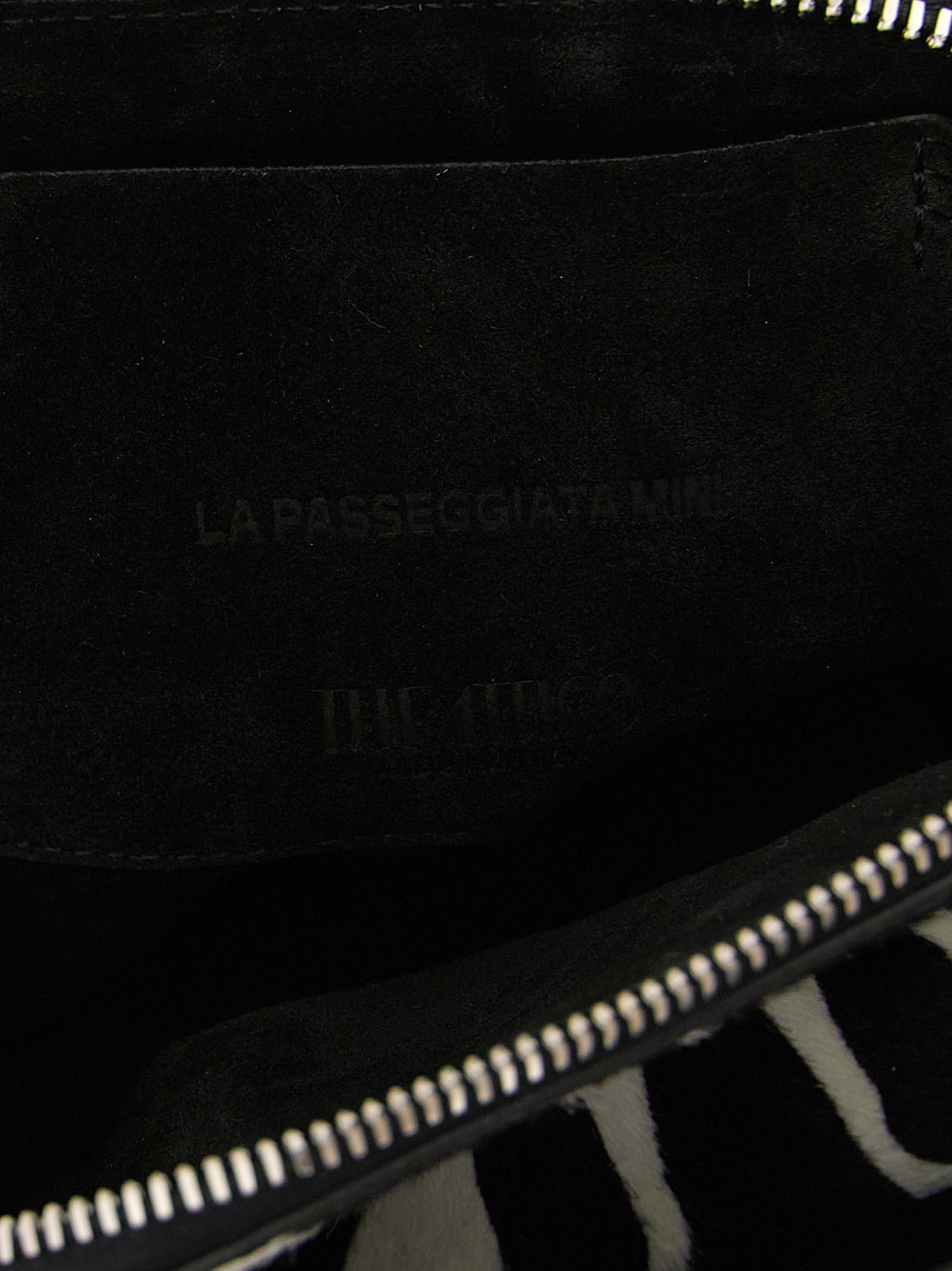 The Attico Bicolor 'La Passeggiata Mini' Handbag multicolor