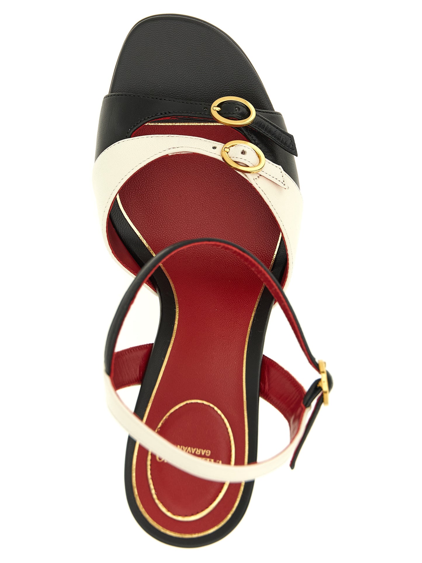 Valentino Garavani Bicolor 'Crasher' Sandals Curated Luxury Accessories by Orvyn