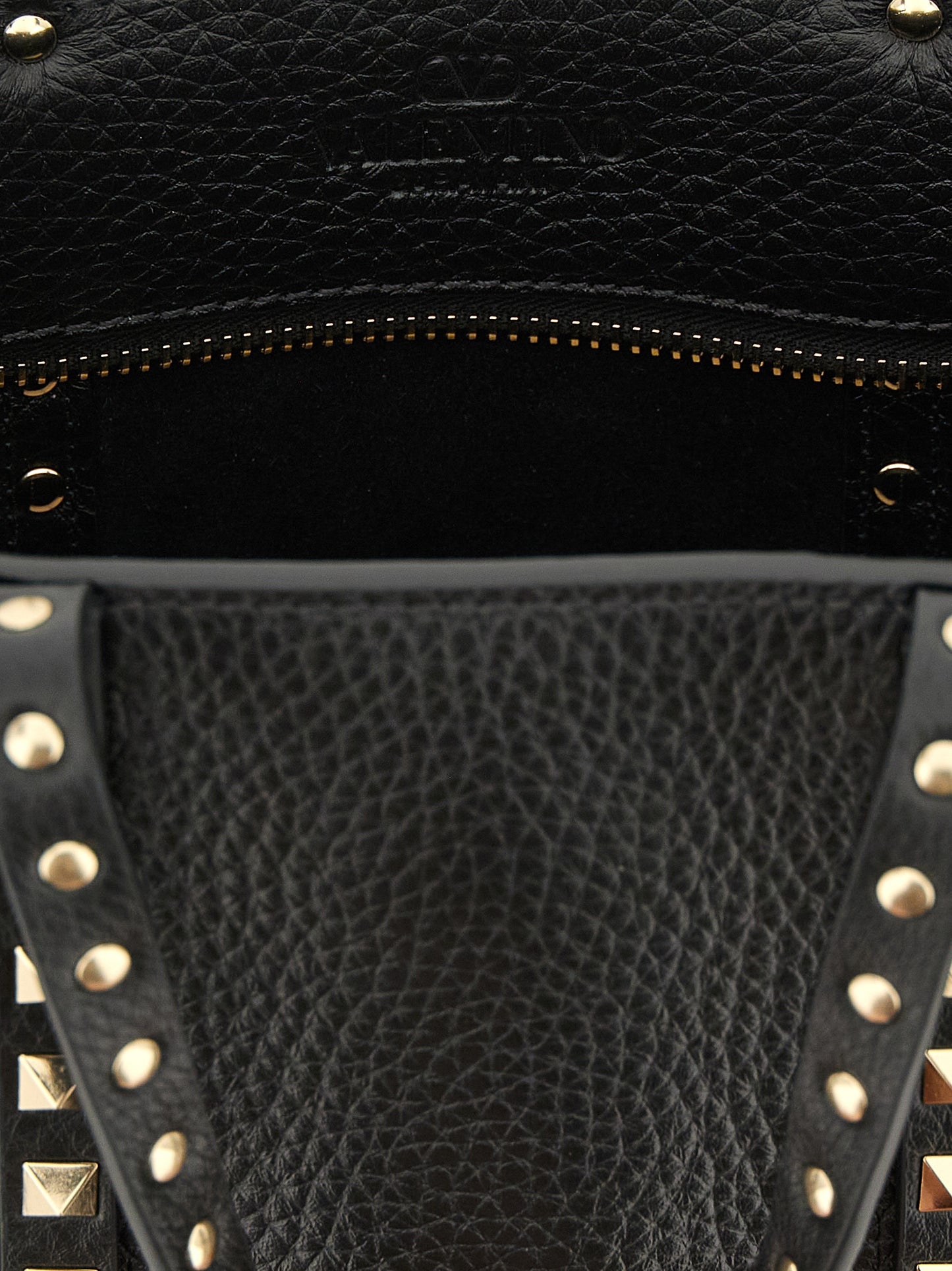 Valentino Garavani Black 'Rockstud' Mini Tote Bag Curated Luxury Accessories by Orvyn
