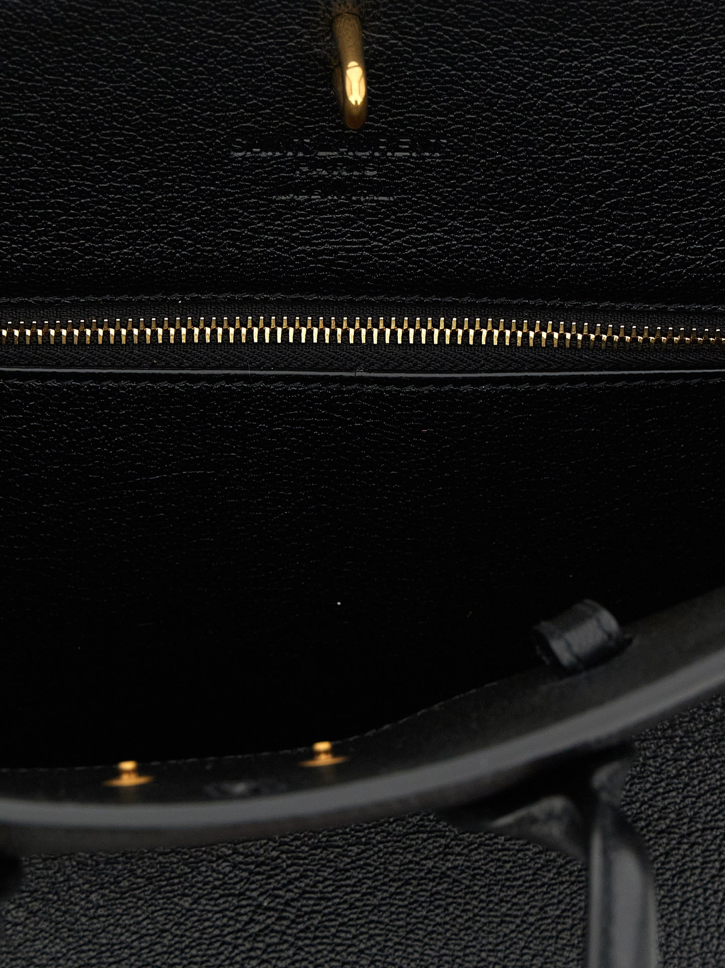 Saint Laurent Black 'Cassandre' Handbag Curated Luxury Accessories by Orvyn
