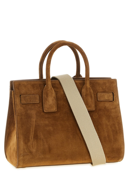 Saint Laurent Brown 'Sac De Jour' Small Handbag Curated Luxury Accessories by Orvyn