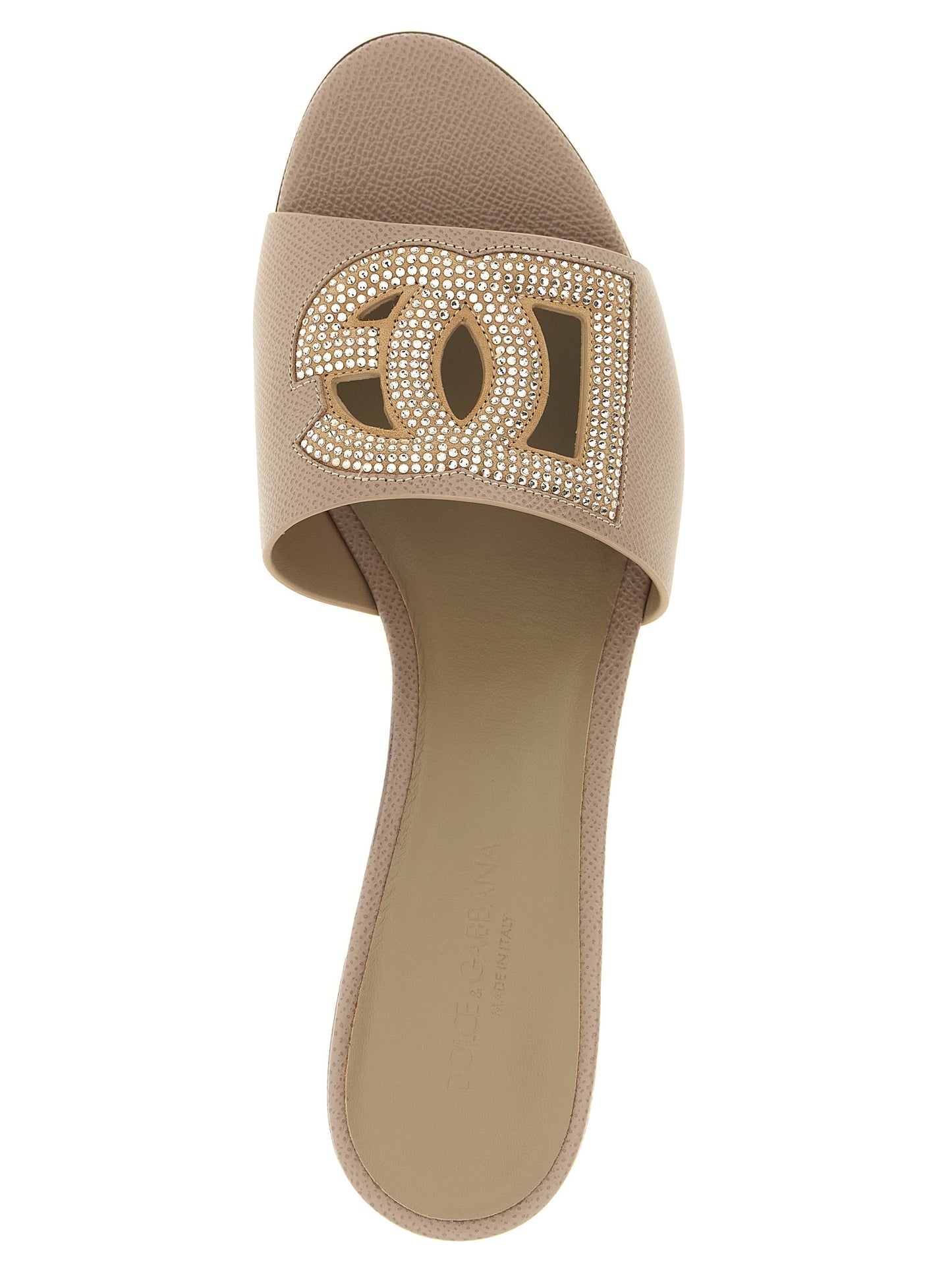 Dolce & Gabbana Gray 'Karol' Sandals Curated Luxury Accessories by Orvyn