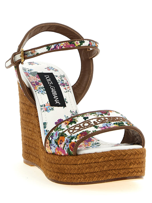 Dolce & Gabbana Multicolor 'Lolita' Sandals Curated Luxury Accessories by Orvyn