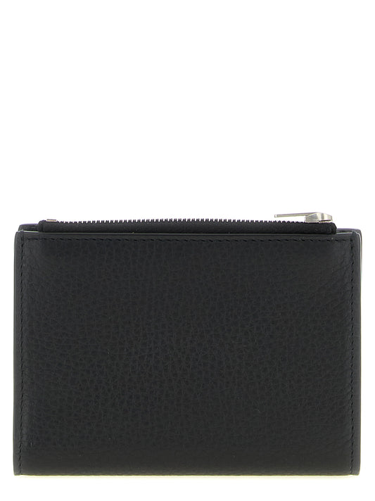 Saint Laurent Black 'Tiny Cassandre' Wallet Curated Luxury Accessories by Orvyn