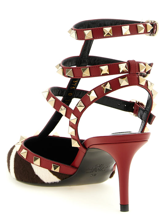 Valentino Garavani Multicolor 'Rockstud' Pumps Curated Luxury Accessories by Orvyn