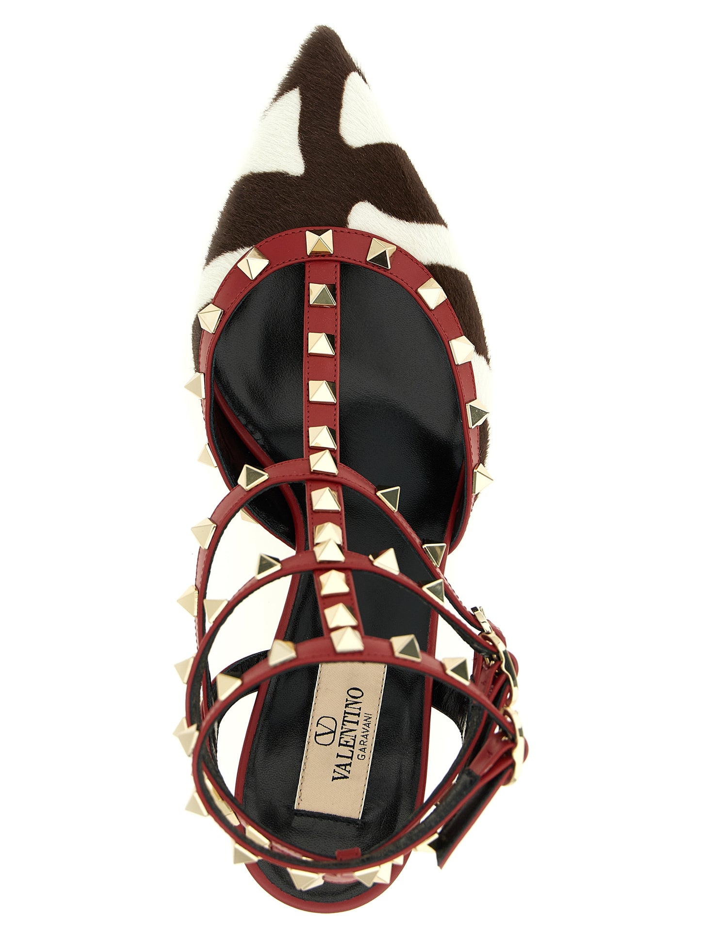 Valentino Garavani Multicolor 'Rockstud' Pumps Curated Luxury Accessories by Orvyn