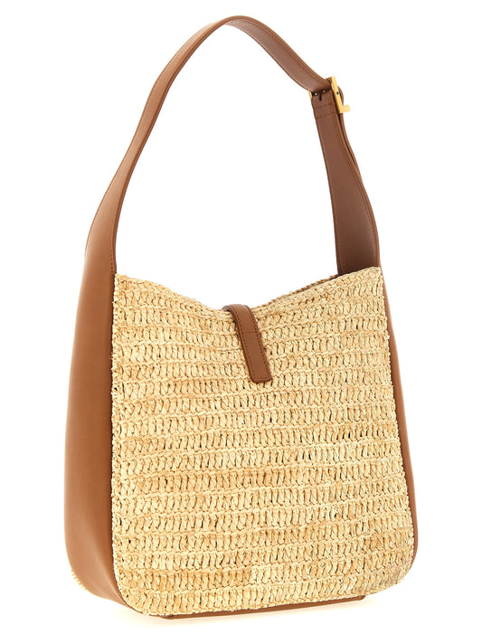 Saint Laurent Beige 'Le 5 à 7' Small Shoulder Bag Curated Luxury Accessories by Orvyn