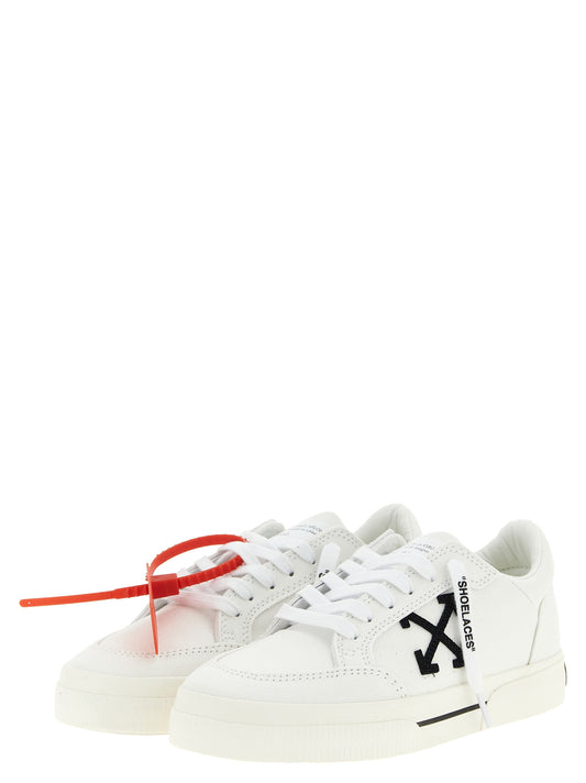 Off-White Bicolor Cotton Low Top Sneakers Curated Luxury Accessories by Orvyn