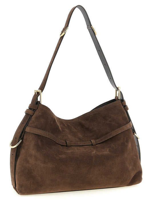 Givenchy Brown 'Voyou' Medium Shoulder Bag Curated Luxury Accessories by Orvyn