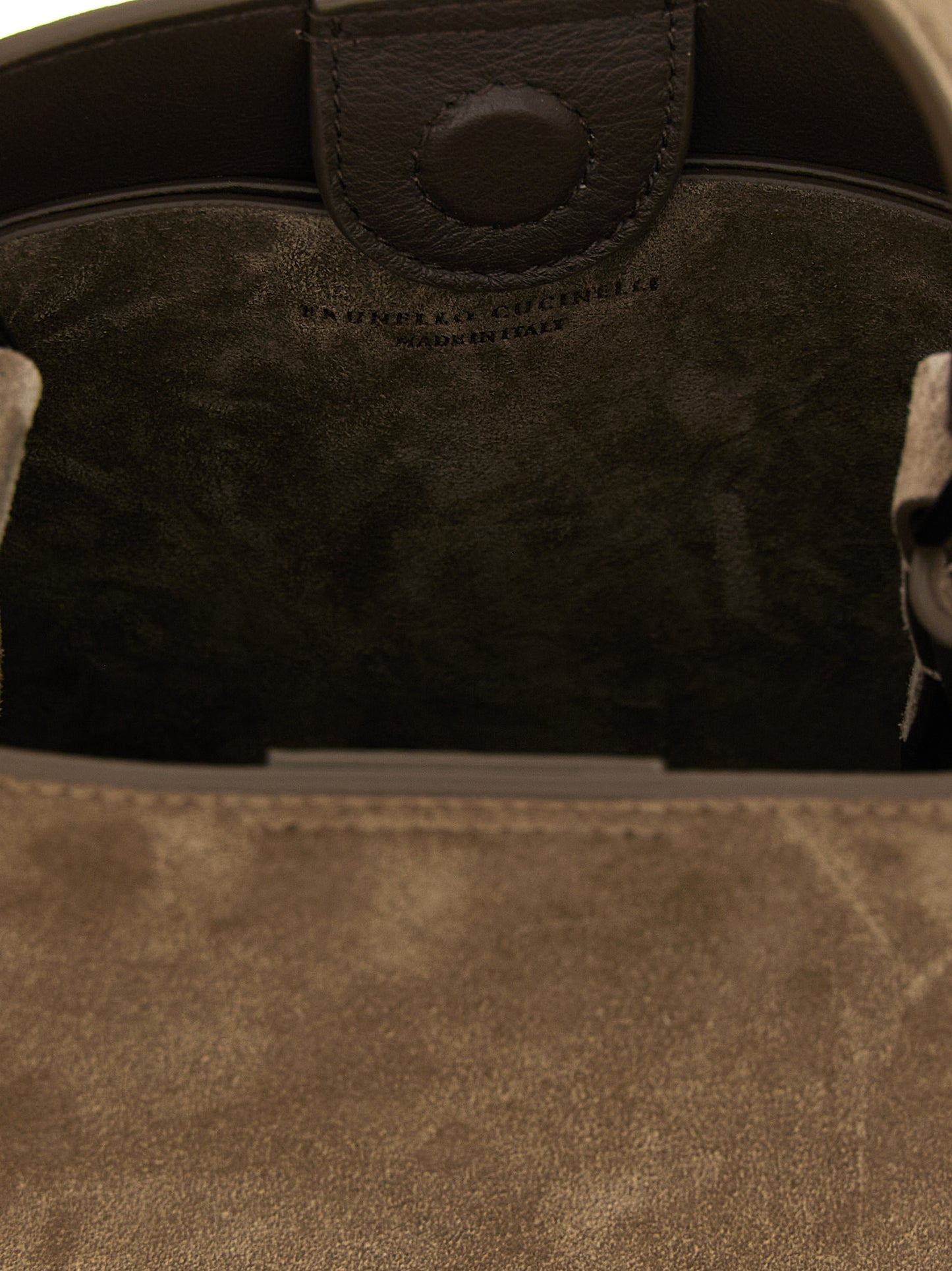 Brunello Cucinelli Brown 'Essence' Handbag Curated Luxury Accessories by Orvyn