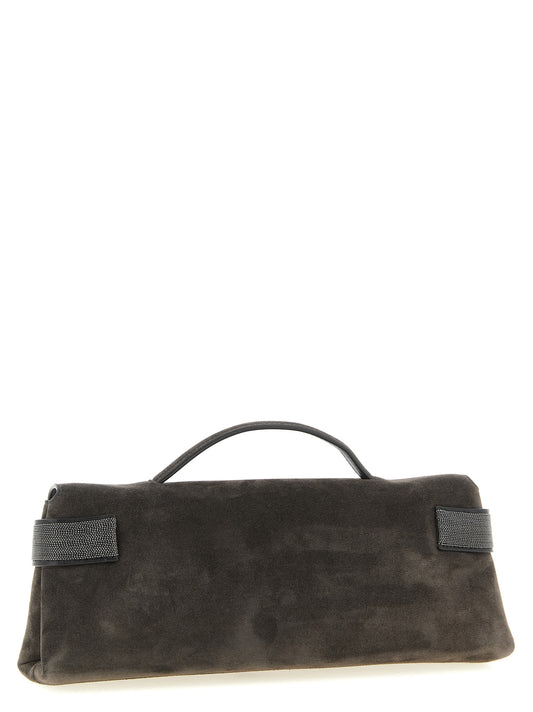 Brunello Cucinelli Brown 'Essence' Clutch braun