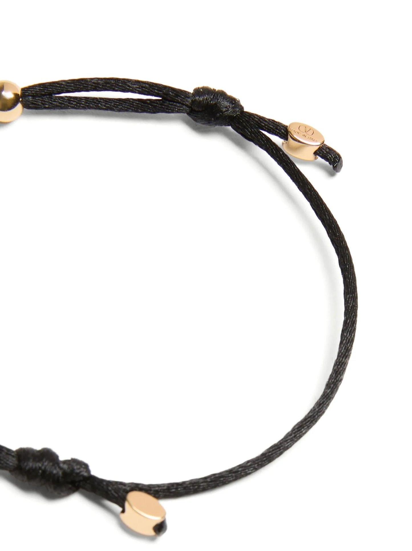 Valentino Garavani Black Polyester Bracelet schwarz