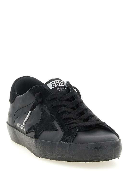 Golden Goose Black Cowhide Low Top Sneakers schwarz