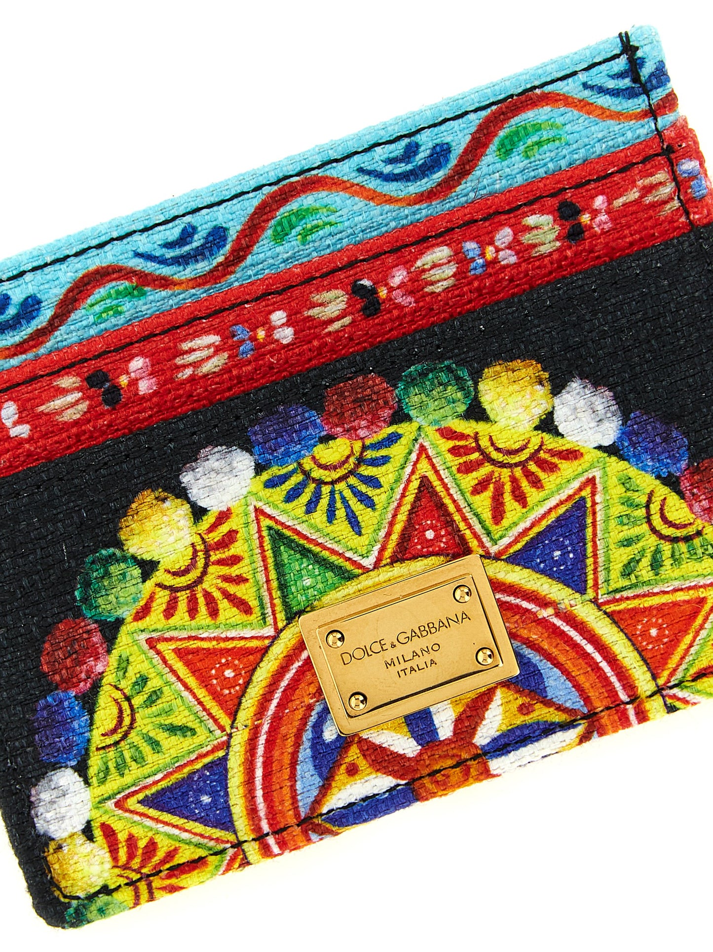 Dolce & Gabbana Multicolor 'Carretto' Card Holder
