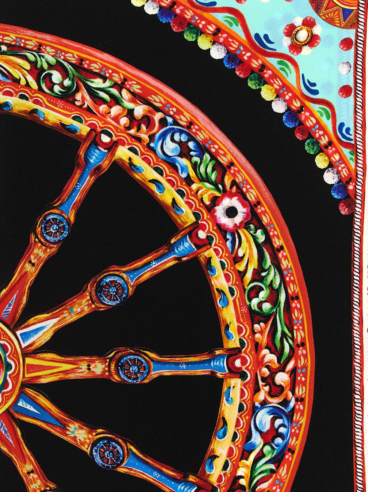 Dolce & Gabbana Multicolor 'Carretto' Scarf