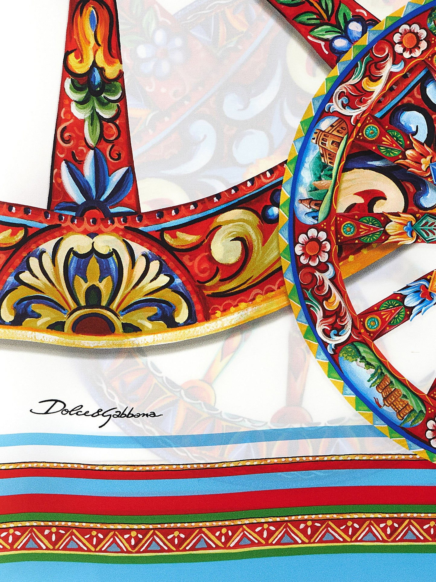 Dolce & Gabbana Multicolor 'Carretto' Handbag