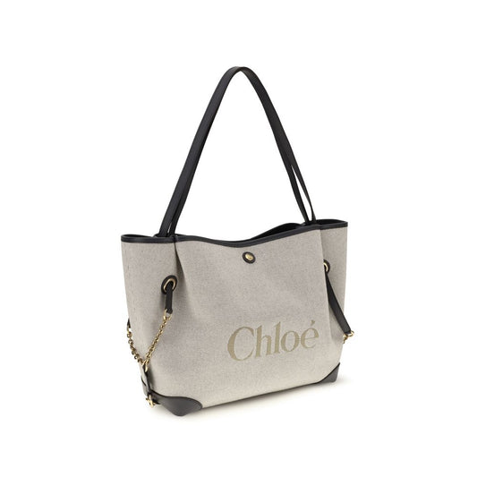 Chloé Gray 'Bucket' Oversized Shoulder Bag grau