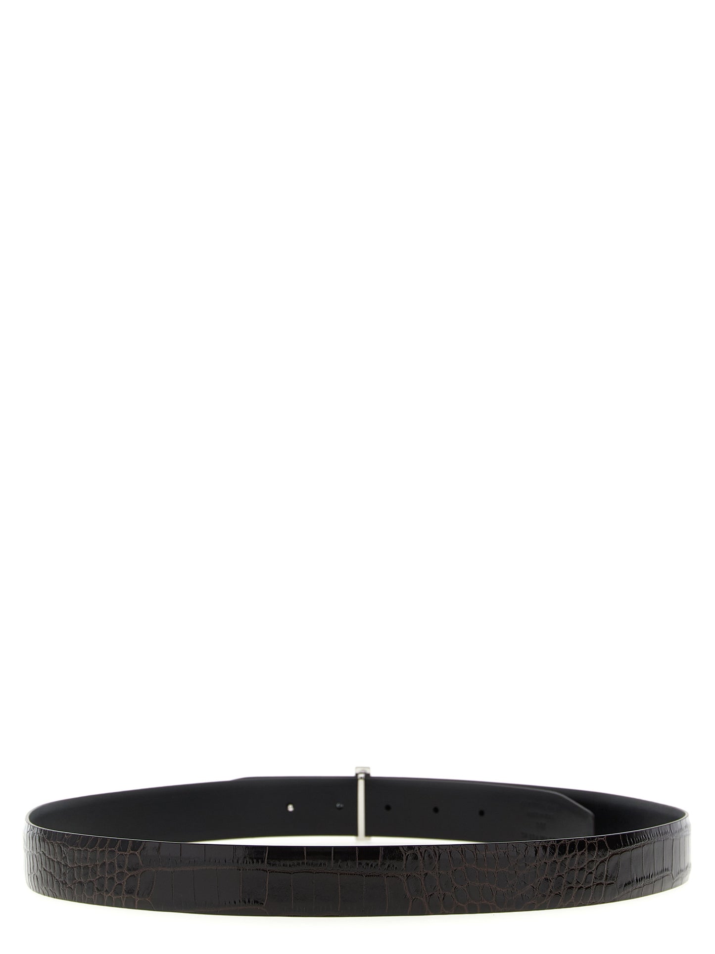 Tom Ford Brown 'S Signature Metal' Belt braun