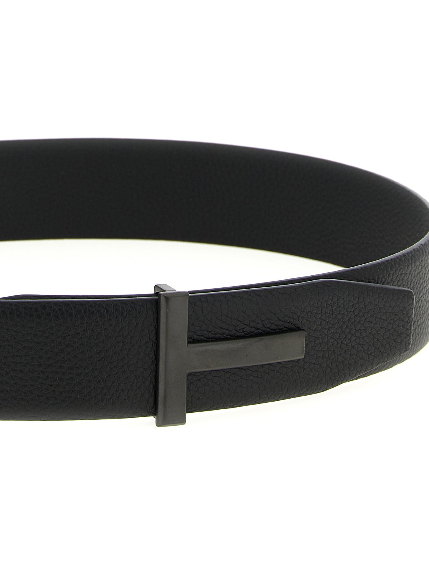 Tom Ford Black 'Icon' Belt schwarz