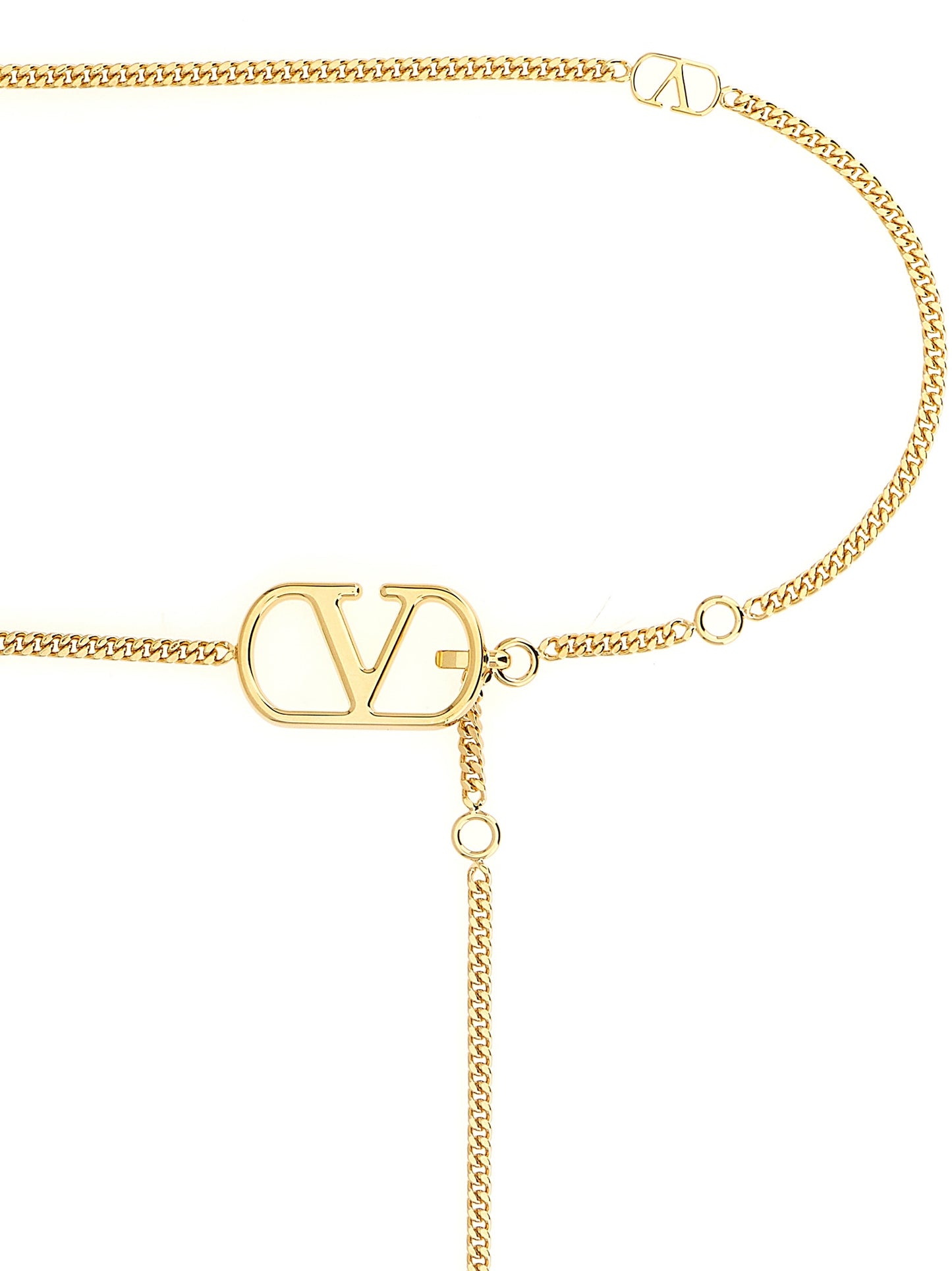 Valentino Garavani Gold 'VLogo Signature' Mini Belt