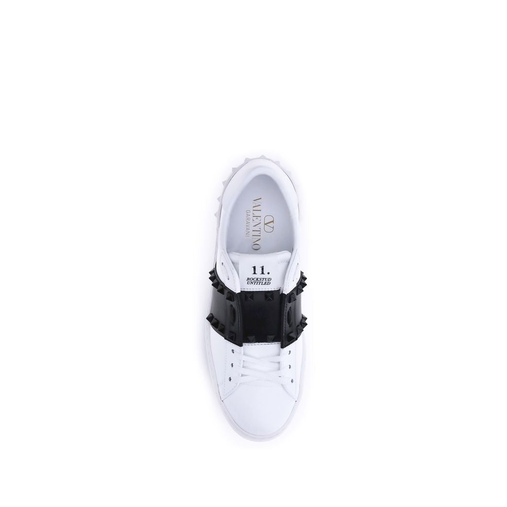Valentino Garavani White 'Rockstud' Sneakers weiss