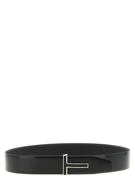 Tom Ford Black 'Icon' Belt schwarz