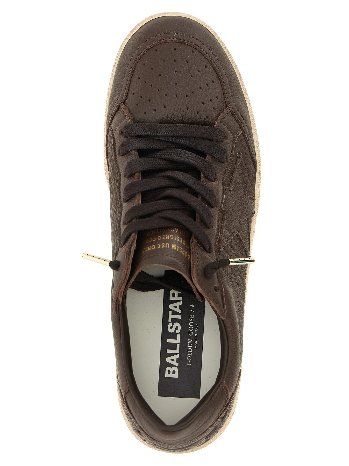 Golden Goose Brown Cowhide Low Top Sneakers braun